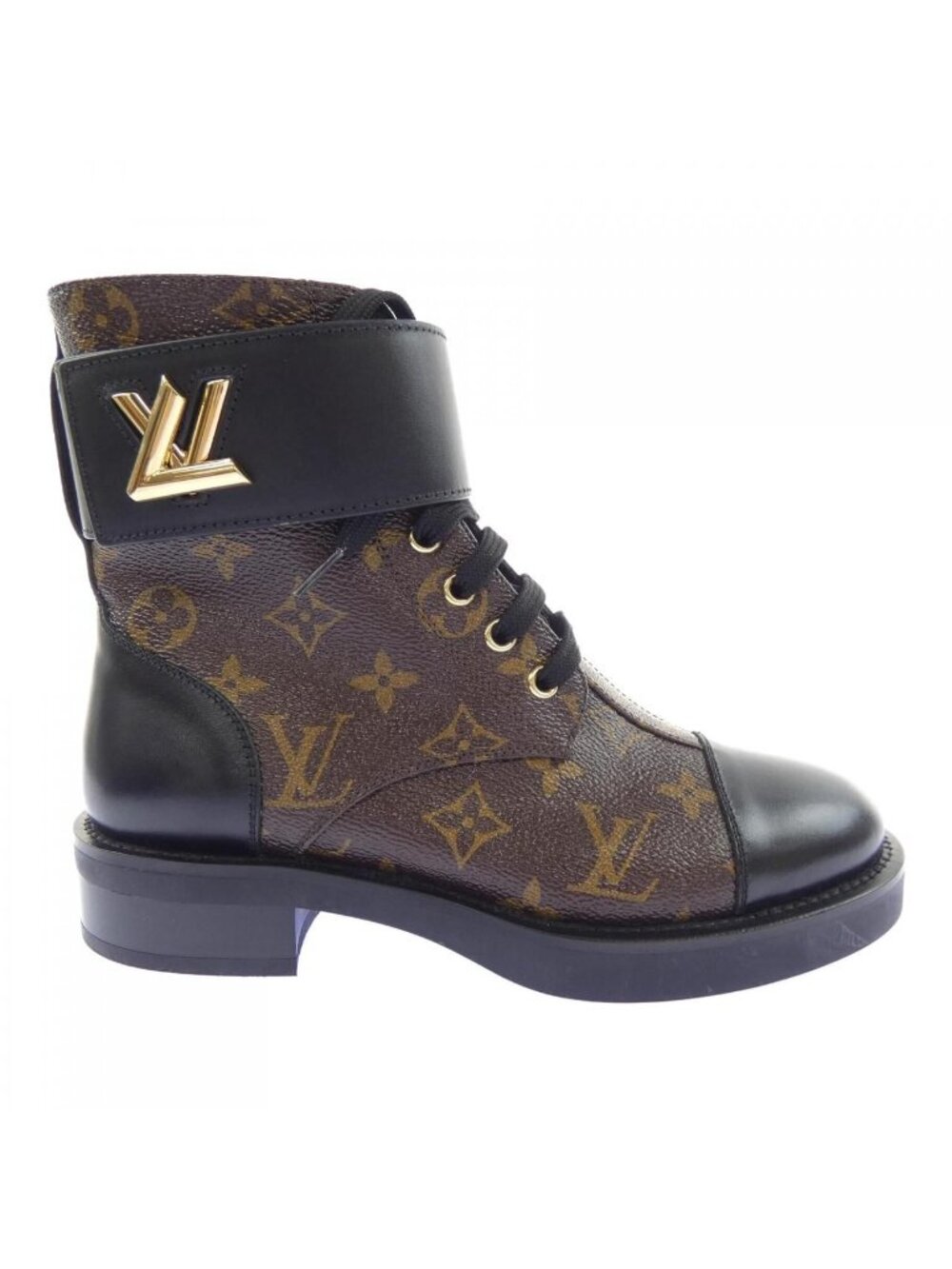 Louis Vuitton Patent Monogram Canvas Wonderland Line Boots